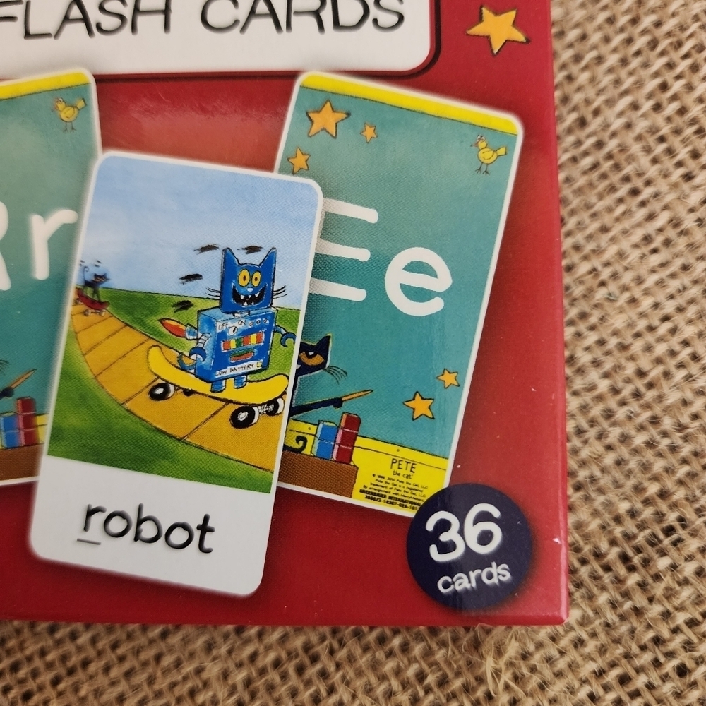 Pete the Cat ABC flash cards NWT - Picture 6 of 10